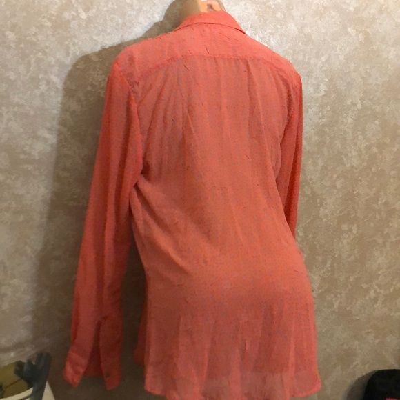 Button Down Long Sleeve Blouse - Picture 4 of 5